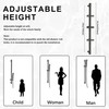 BEIYI Matte Black Hand Shower with Slide Bar High Pressure