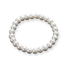 Trendy Glass Pearl Beaded Stretch BraceletsFor Girls/Women