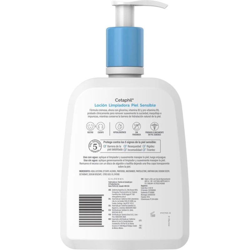 Loción Limpiadora Cetaphil Facial Y Corporal 473ml