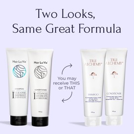 Tru Alchemy Shampoo & Conditioner - Best Shampoo and Conditioner for Dry Damaged Hair - Speed Up Hair Growth and Boost Volume, 9 fl oz.