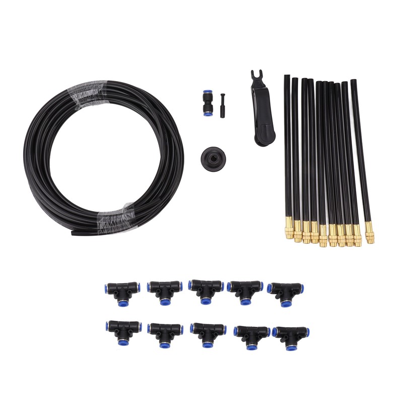 Above Ground Sprinkler System with 360 Degree Adjustable Bendable Nozzle