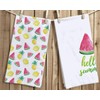 Secarond Hello Summer Watermelon Kitchen Towels Dish Towels, 18x28 Inch