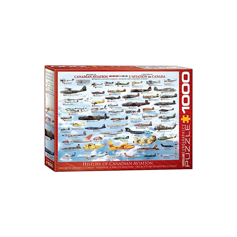 EuroGraphics History Canadian Aviation 1000 Piece Puzzle