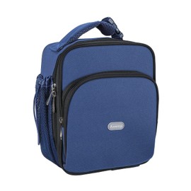 Amersun Kids Lunch Box with 8MM Insulated sponge & Multi-pocket & Water Bottle Holder, Keep Food Warm Cold School Lunch Bag for Kids Teen Girls Boys,Lunch Tote Bag for Children,Dark Blue