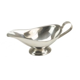 Professional Stainless Steel Gravy Boat on Base 300 ml