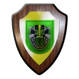 #9735 Coat of Arms Shield Green Berets 2 De Oppresso Liber Sof Special Unit