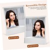 PACKOVE Non Reversing Dual Sided Vanity Standing Mirror Orientation Makeup