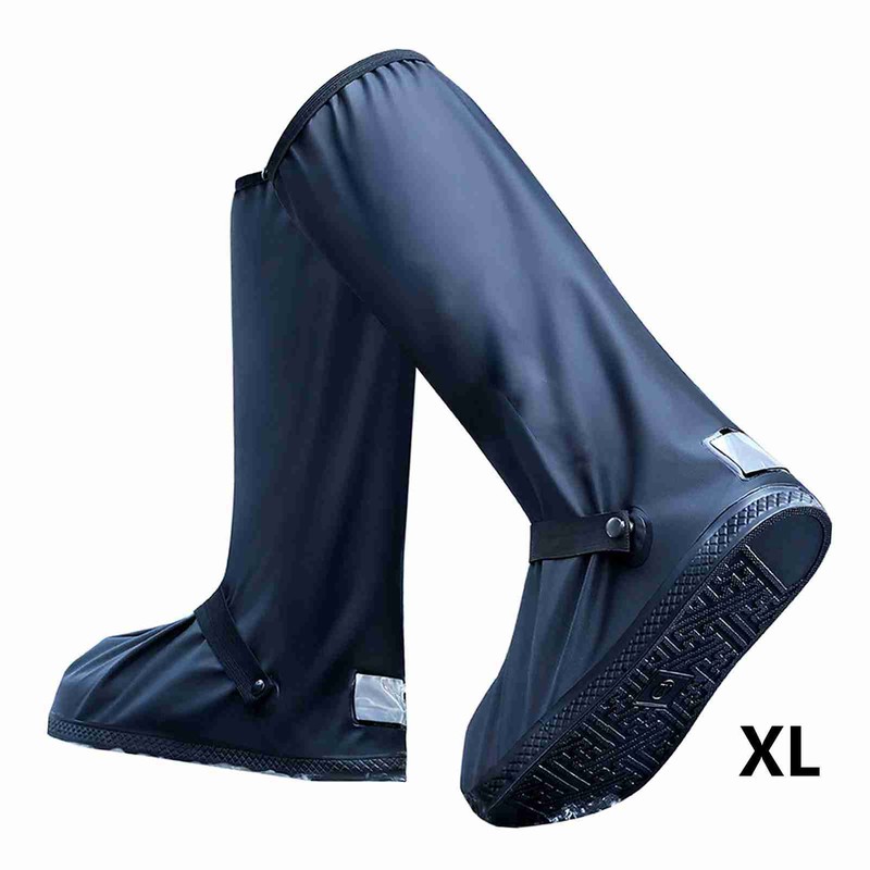 High Tube PVC Waterproof Shoe Covers Reusable Rain Boot Shoe