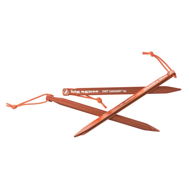 Big Agnes Dirt Dagger UL 7.5” Tent Stakes: Pack of