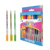Mitama Glitter Fluo Rainbow Gel Pen - 13 Piece Case