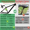 TIKBRO Bike Seat Clamp Quick Release or Screw Lock Styles