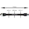 Easyboost Rear Wheel Axle 10 x 145 mm Hubs Hollow