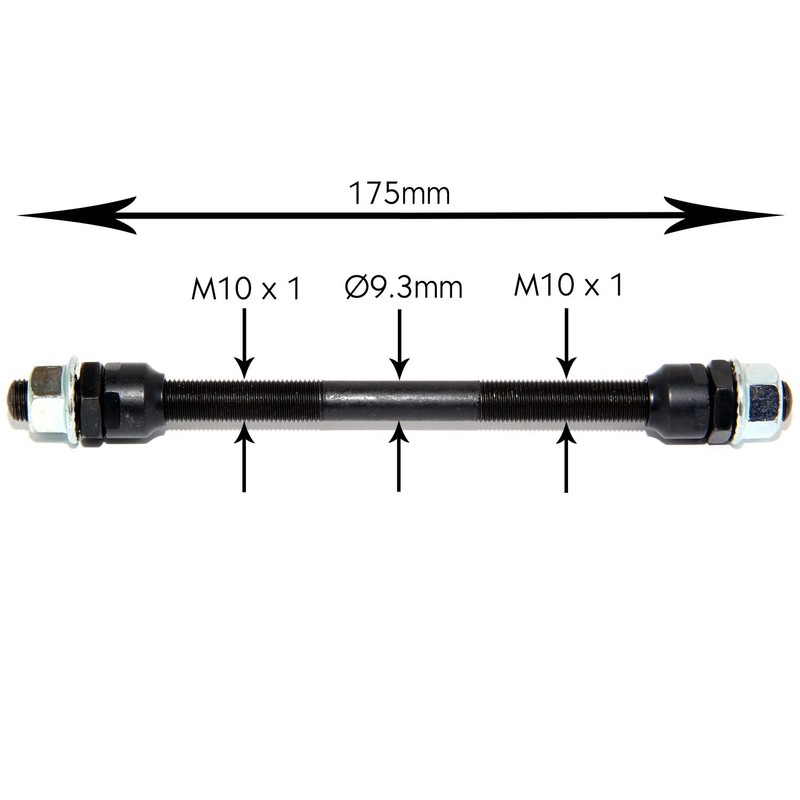 Easyboost Rear Wheel Axle 10 x 145 mm Hubs Hollow