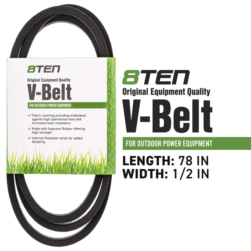 8TEN Engine to Deck Belt for Simplicity 42 48 inch
