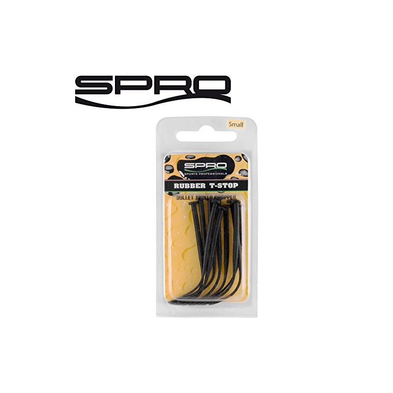 Spro Rubber T-stops, 10 stoppers for bullet weights for Carolina