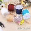 sourcing map Nylon String for Bracelets, 2mm 109 Yards Nylon