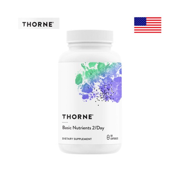 Thorn Research Basic Nutrients Two-Four Day Multivitamin 60 Tablets / 쏜리서치 기초영양소 투퍼데이 종합비타민 60정