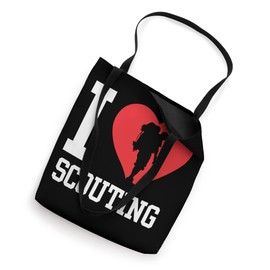 I Love Scouting Hiking Outdoor Scout Scouts Tote Bag