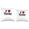 I Heart (Love) Toffee Favorite Candy Flavor Syrup Coffee Throw