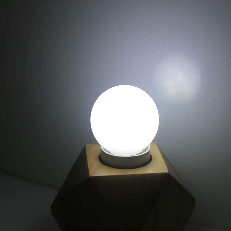 Lxcom Lighting G45 LED Bulb 5W Globe Vanity Light Bulb
