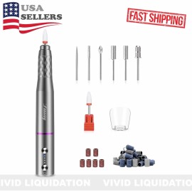 Dannary Cordless Electric Nail Drill Kit Machine - Manicure Pedicure Grinding Polishing