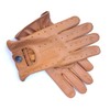 Real Soft Leather Men's Driving Stylish Fashion Tan Gloves 7011