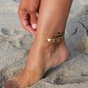 TINGN Ankle Bracelets for Women, 14K Gold Plated Heart Ankles