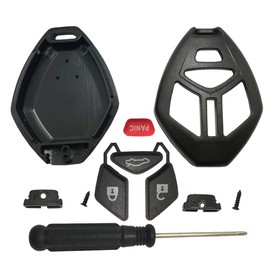 Horande Replacement Key Fob Cover Case fit for Mitsubishi 2007-2012 Eclipse 2007-2012 Galant 2007-2015 Lancer Keyless Entry Key Fob Shell