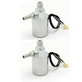2Pack Solenoid Valve for Train Horn Air Tank Compressor 1/4" Air Tube 12V 200PSI