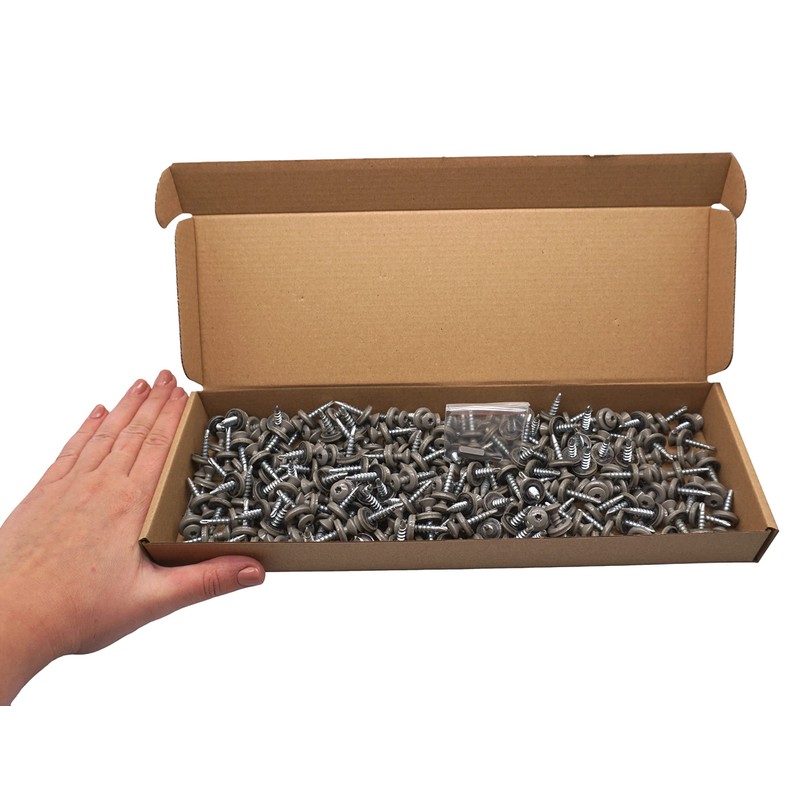 SKIR'CO Pack of 200 Roofing Screws 4.8 x 28 mm