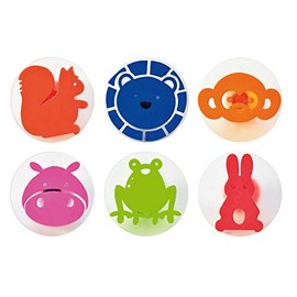 Eduplay 220109 Animal Stamp Set of 6'' Mandala & Animals, Multi Colour