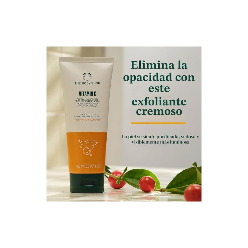 The Body Shop Vitamin C Glow Boosting Microdermabrasion, 3.3 Fluid