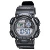 Klepher TE-D282-BK Men's Digital Sports Watch, Waterproof, Multifunctional, Urethane Strap,