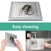 USAHANKE Drain Hair Catcher for Bathroom Sink,4.8" Stainless Steel and