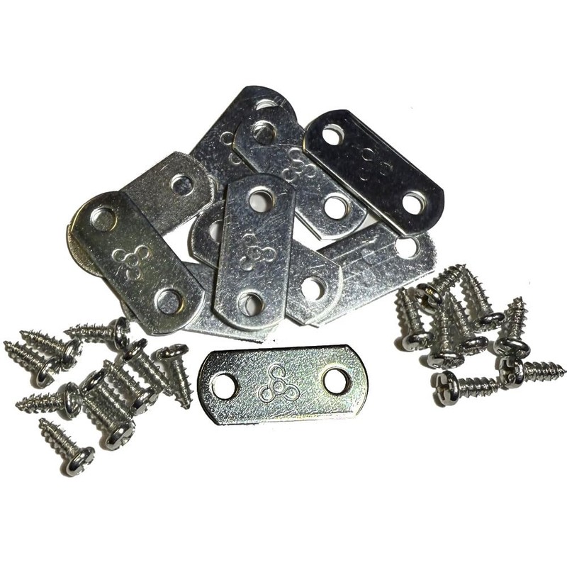 10 Pack Flat (0/0") Offset with 20 pcs 6 X