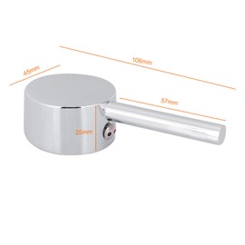 Zinc Alloy Faucet Handle, Replacement Faucet Faucet Lever Handle, for Kitchen Bath Accessories Bathroom Bath Hardware