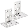 2 Sets Stainless Steel Removable Table Bracket, Strong Sturdy Support