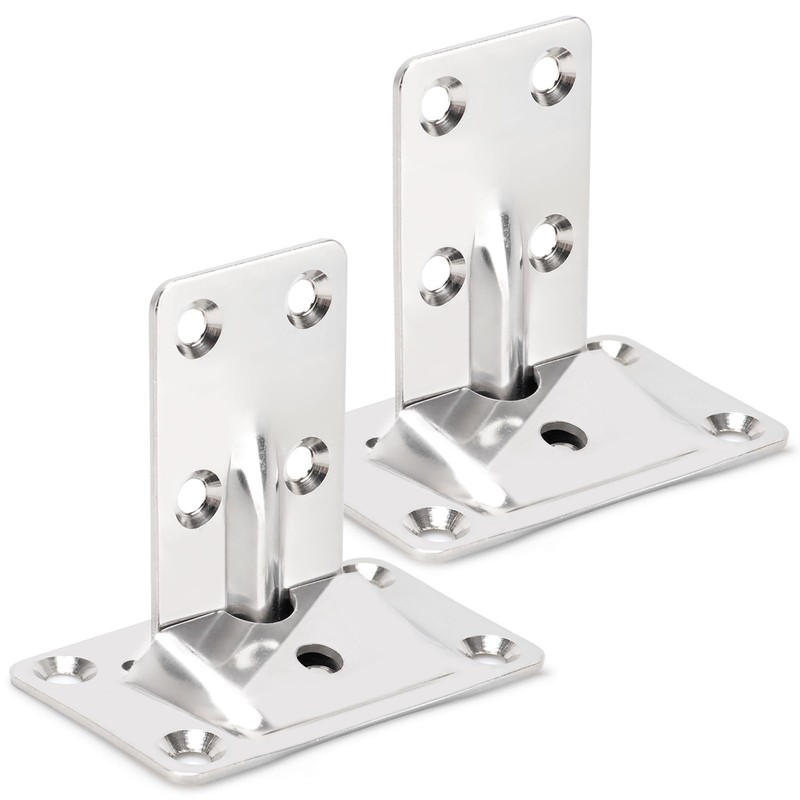 2 Sets Stainless Steel Removable Table Bracket, Strong Sturdy Support