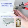 Tayfeim Glass Cutter Tool Glass Cutting Tool Set Kit with