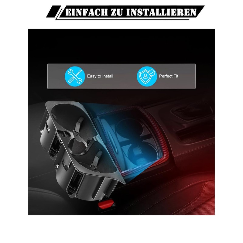 Twilight Garage Centre Console Cup Holder for W213 W205 Me-rcedes