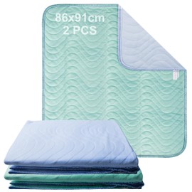 Waschbare Inkontinenz Sitzauflage, 86x92cm inkontinenzunterlage waschbar, Inkontinenz Bettunterlage, Wasserdicht Bettunterlage für Kinder, Erwachsene und Haustiere