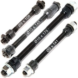 Easyboost Rear Wheel Axle 10 x 175 mm Bicycle MTB Universal Hub with Cone and Hex Nut