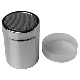 Birkmann, Easy Baking, Zuckerstreuer, aus Edelstahl, mit Kunststoffdeckel, rostfrei, 8 cm; Ø 6 cm, 430013