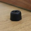 Rubber Door Stop Black Pack of 4