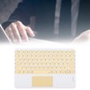 Bluetooth Keyboard Touchpad Round Keycap with Ergonomic Design Stable Connection