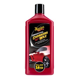 Meguiar's Deep Crystal Carnauba Wax, High-Grade Carnauba Liquid Car Wax for Long-Lasting Protection, Block Out the Elements, 16 Oz Bottle