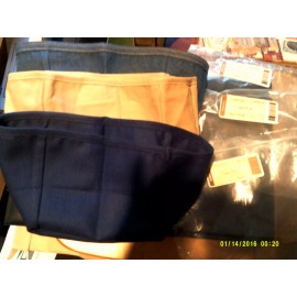 Longaberger 2004-06 CARD FILE Liner CHOICE: INDIGO Khaki DENIM Heirloom New MIB