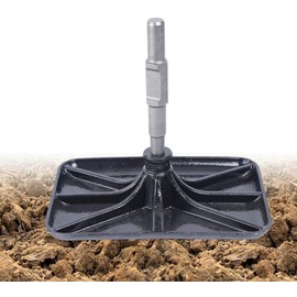 Jack Hammer Compactor Plate Steel Tamper Rammer Plate Snoring Table For Ground, Builder Landscaper Gardeners