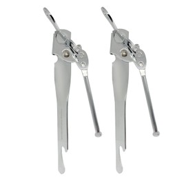 Kansai Convenience 3-in-1 Butterfly Can Opener | Stainless Steel Heavy Duty | Manual Multipurpose Can Opener Comfortable Handle Easy to Use Ideal for Every Kitchen Camping with Good Grip | 2PK