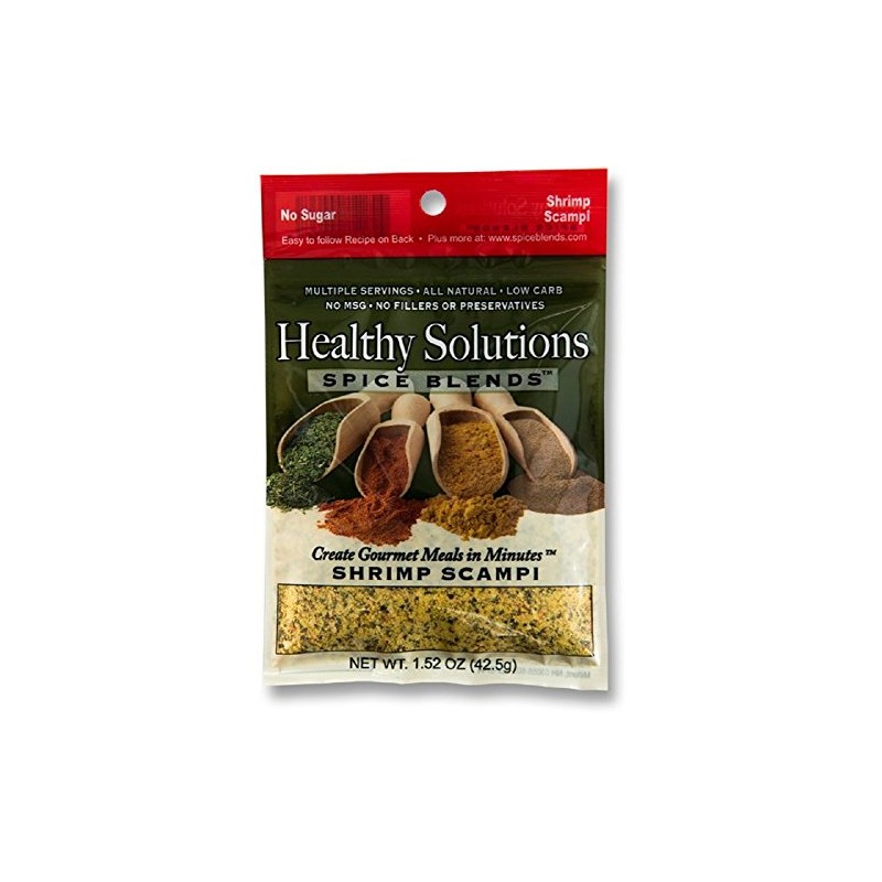 Healthy Solutions Spice Blends Shrimp Scampi